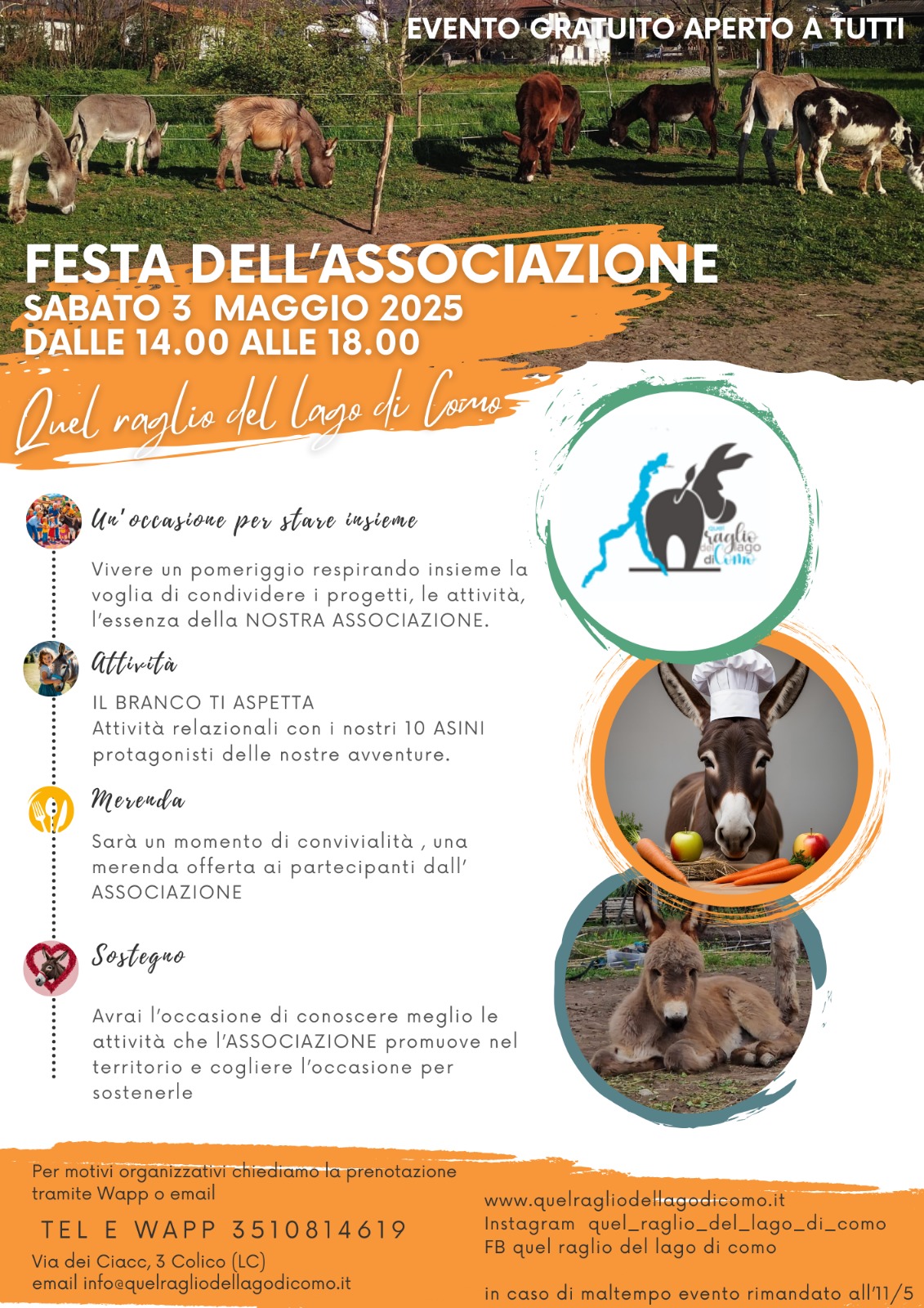 🎉 Festa dell’Associazione – Sabato 3 Maggio 2025 🎉